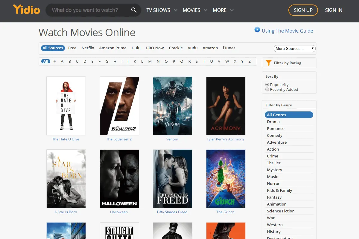 Top 10 Alternative Websites to Afdah for Online Movie Watching